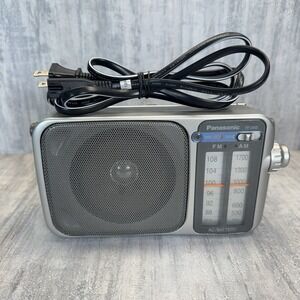 Panasonic RF-2400 AM/FM AC/DC Portable Radio Power Cord Included